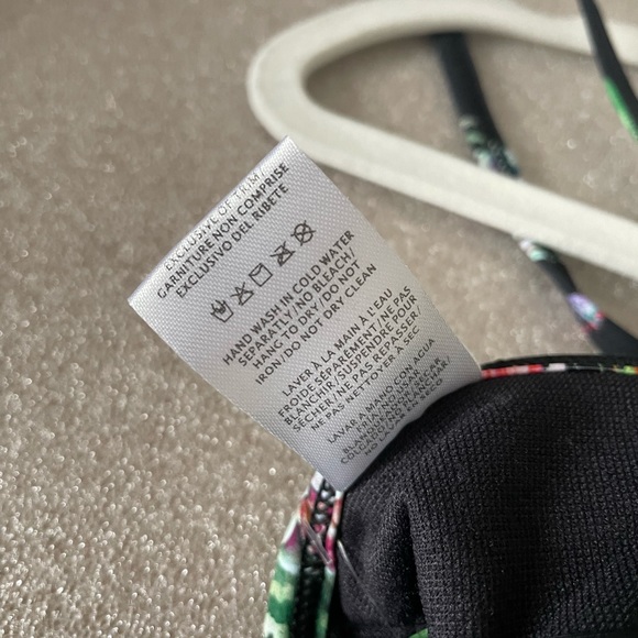 Eidon String Triangle Bikini Madison Floral Print Top D Cup - Picture 6 of 8